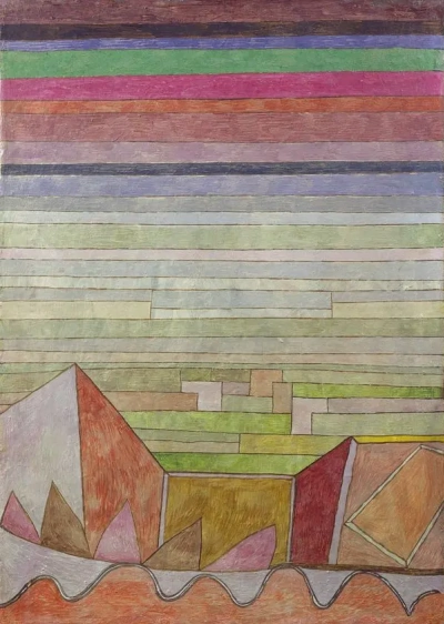 Vistas fértil del país