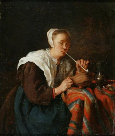Woman with a Pipe (copy of the original)